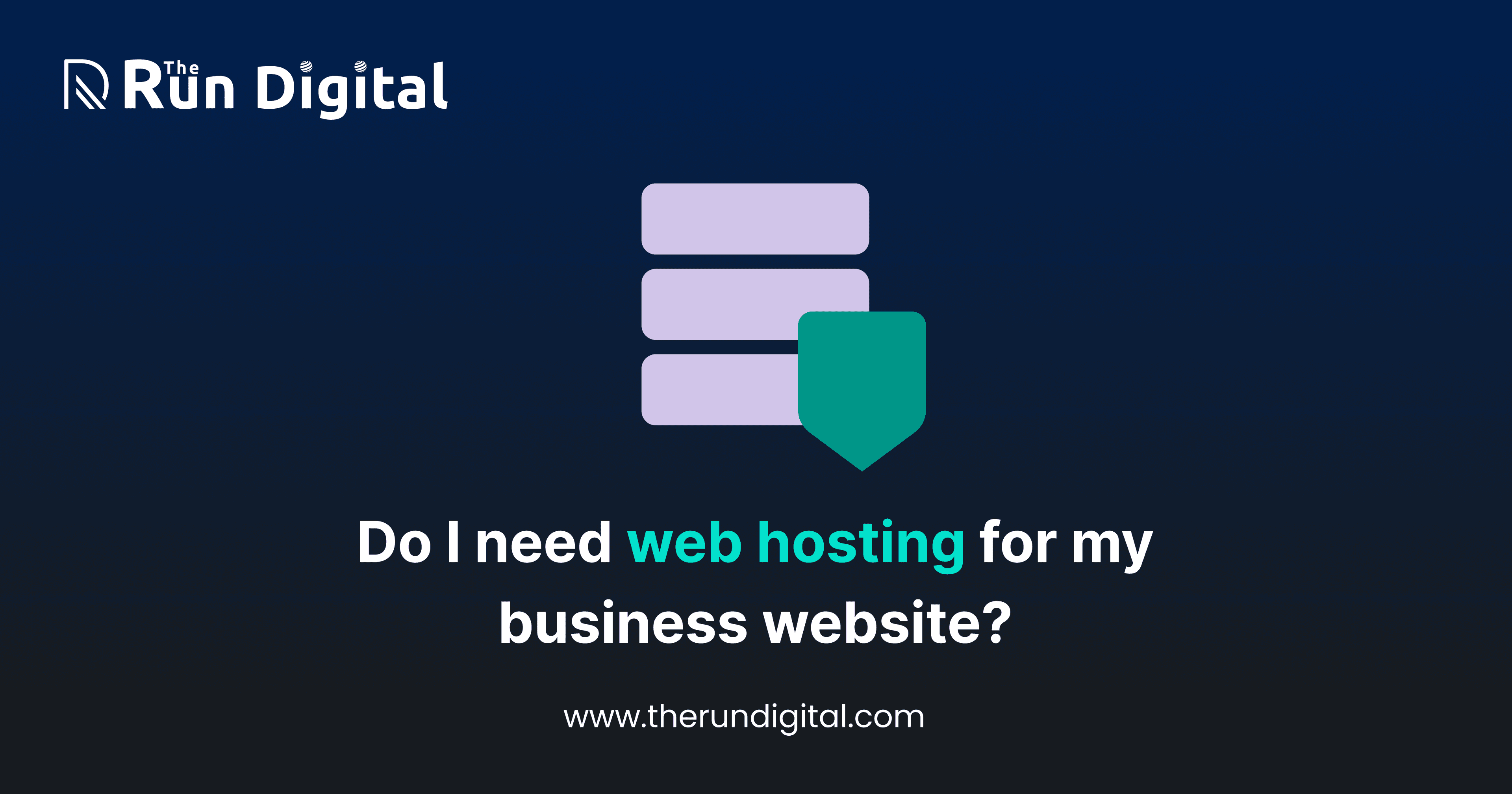 Non technical: Do I need a web hosting for my website?